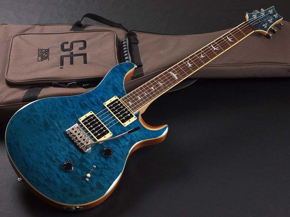 Paul Reed Smith [PRS] SE Custom 24 Quilt Maple Limited Blue Matteo