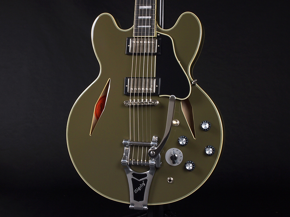 Epiphone Shinichi Ubukata ES-355 Custom Bigsby ver.02 ~Olive Drab 