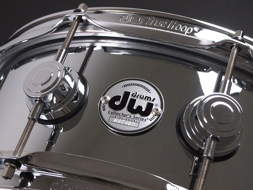 dw Collector's Metal Snare Solid Steel 14″x5.5 DW-ST7 1455SD/STEEL