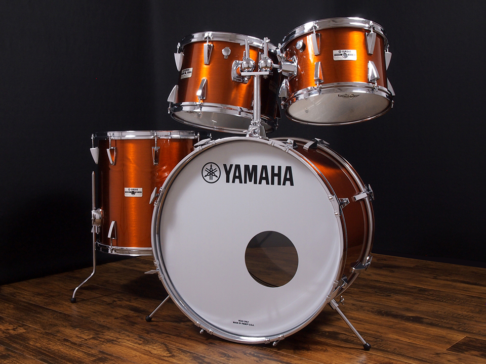 YAMAHA YD-5000 ドラムセット BD22″ TT12″ 13” FT14″ Silky Brown