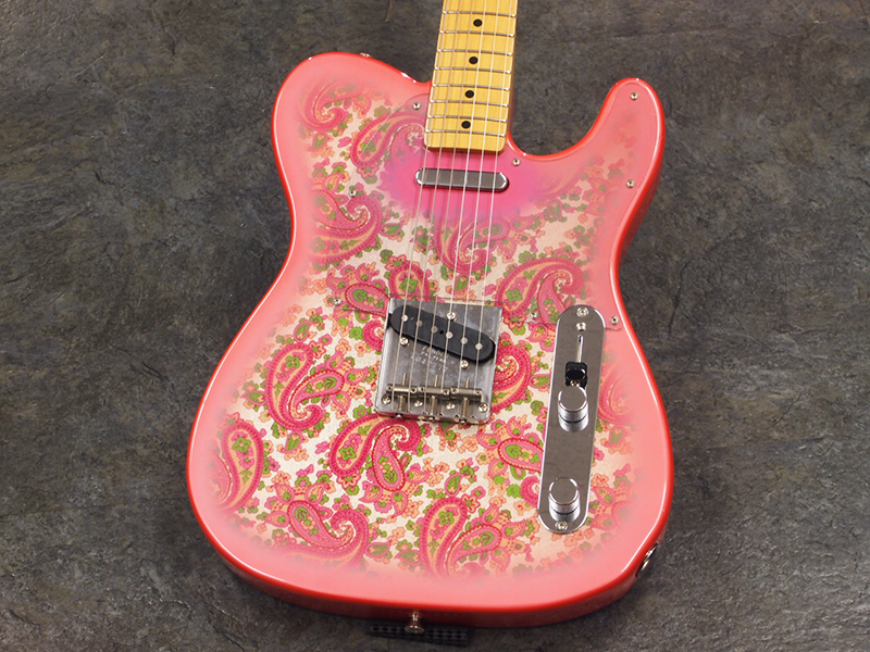 Fender JAPAN テレキャスター ピンクペイズリー - 器材