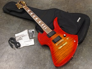 フェルナンデス バーニー B.C.rich x japan hide hyde yellow heart jg 