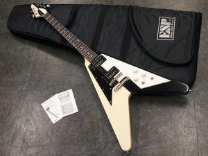 エドワーズ　フライングV マイケル　シェンカー　michael schenker Flying v 白黒