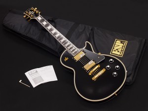 エドワーズ　レスポール　カスタム　les paul custom　エボニー　ebony navigator duncan