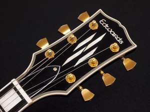 エドワーズ　レスポール　カスタム　les paul custom　エボニー　ebony navigator duncan