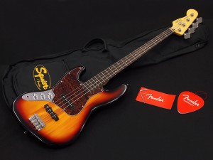 スクワイヤー　スクワイアー　ジャズベース　左利き　サウスポー　左用 　FENDER　ビンテージ　モディファイ