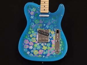 フェンダー　テレキャスター　クラシック　シリーズ　vintage　ペイズリー　ピンク　ブルー　フラワー　Paisley