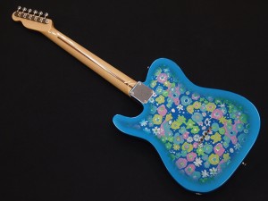 フェンダー　テレキャスター　クラシック　シリーズ　vintage　ペイズリー　ピンク　ブルー　フラワー　Paisley