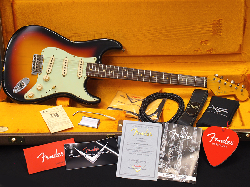 Fender Custom Shop 16 Time Machine Series 1961 Stratocaster Relic 税込販売価格 459 756 新品 1961年のstratocasterの外観を忠実に再現 適度な使用感とエイジングを演出するレリック仕様です 浜松の中古楽器の買取 販売 ギターとリペア 修理 の事なら