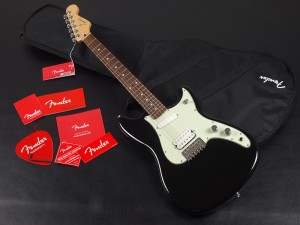 フェンダー　デュオ ソニック　ブラック　ムスタング　mustang ミュージックマスター　musicmaster 子供　女子　黒　BLK　オルタナティブ　ニルバーナ　カートコバーン　kurt cobain Nirvana