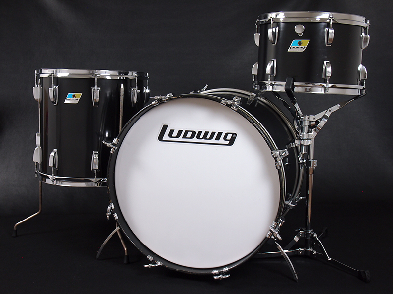 70s Ludwig drum set ハードウエア付き　美品
