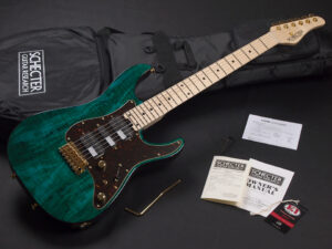 日本製 Made in japan PT EX-IV 5A B VTR EX-22 ST-CTM S BH NV ESP snapper Spolted Maple Ocean Green ash