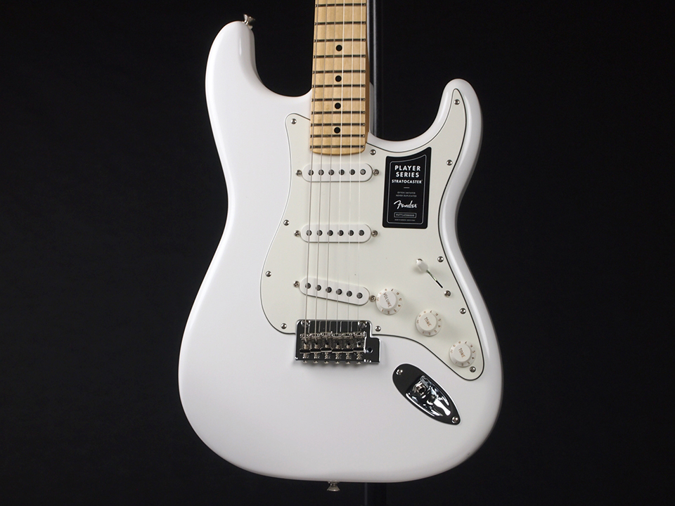 Fender Player Stratocaster Maple Fingerboard Polar White 税込販売