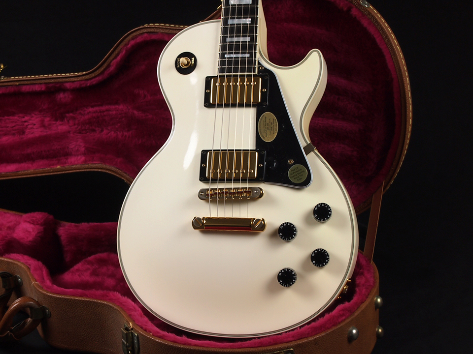 Gibson Les Paul Custom Alpine White 01年 税込販売価格 368 000 中古 メイプルトップによる力強いサウンドが魅力 コンディション抜群の中古品です 浜松の中古楽器の買取 販売 ギターとリペア 修理 の事ならソニックス
