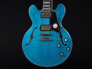 エクセルバート 青 アクア マリンブルー standard es-335 semi Hollow made in 日本製 momose 355 345 HEADWAY aqua marine Blue