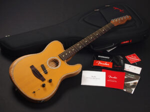 American プレイヤー アコースタソニック テレキャスター エレアコ ブロンド 薄型 thin body Godin A6 Steel taylor T5 King Gnu 常田大希 新井和輝