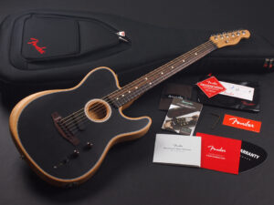 American プレイヤー アコースタソニック テレキャスター エレアコ ブラック 薄型 thin body Godin A6 Steel taylor T5 King Gnu 常田大希 新井和輝