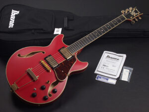 AM Artcore Expressionist AG95QA ES-335 ES-330 セミアコ フルアコ Thin Body Red 赤 Cherry Mat Finish 小振り 小型 339 艶消し