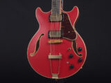 AM Artcore Expressionist AG95QA ES-335 ES-330 セミアコ フルアコ Thin Body Red 赤 Cherry Mat Finish 小振り 小型 339 艶消し