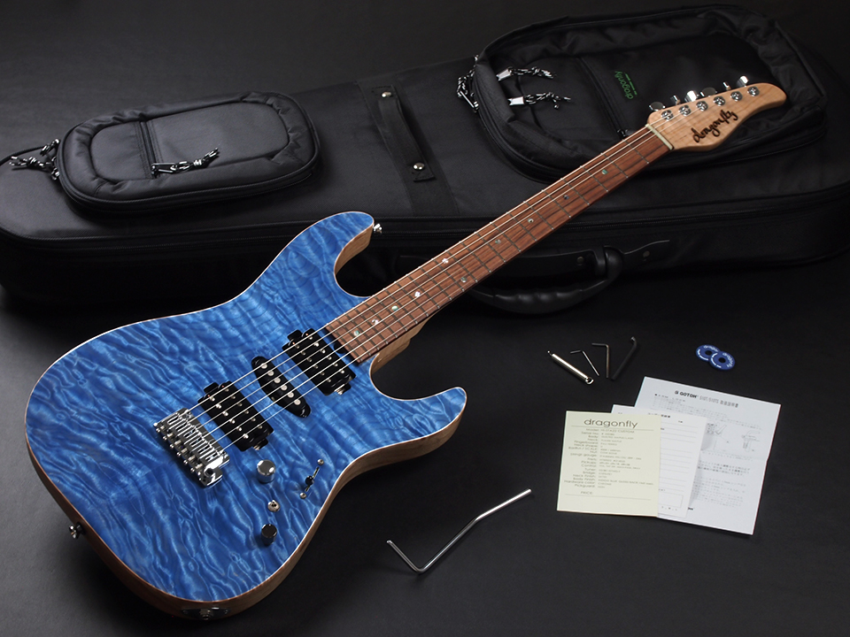 dragonfly HI-STA22 Custom “HSH” 5A Quilted Maple/L.Ash Flame Maple 