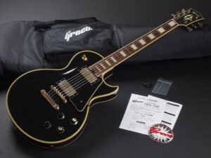 Les Paul Custom CTM レスポール カスタム BK BLK 黒 ブラック EB Ebony EG EGC 日本製 Made in Japan ジャパン fujigen 富士弦 フジゲン