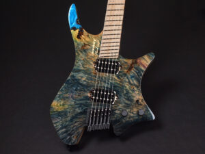 Ibanez Q Ichi10 Ichika mayones Hydra Agile kiesel Skervesen ego Sugi T's バーグ Headless ヘッドレス バール 銘木