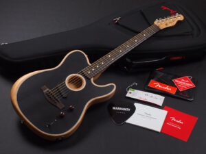 American プレイヤー アコースタソニック テレキャスター エレアコ ブラック 薄型 thin body Godin A6 taylor T5 King Gnu 常田大希 miyavi 黒 BK BLK 雅 ミヤビ