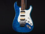 春畑道哉 signature シグネイチャー ストラトキャスター CS Custom shop カスタムショップ MIJ made in japan tube jason smith トランス ブルーFender　Michiya Haruhata Stratocaster Caribbean Blue Transparent