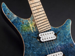 Ibanez Q Ichi10 Ichika mayones Hydra Agile kiesel Skervesen ego Sugi T's バーグ Headless ヘッドレス バール 銘木