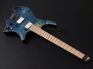 Ibanez Q Ichi10 Ichika mayones Hydra Agile kiesel Skervesen ego Sugi T's バーグ Headless ヘッドレス バール 銘木