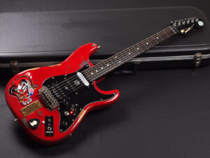 Fender ST-BG 80 120 155 ozzy floyd Rose Head Banker modified custom DIY 赤 Red ST Strato ストラト EVH Charvel