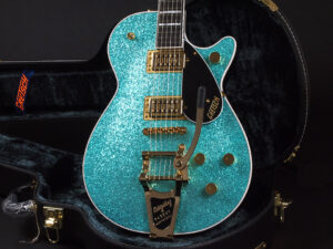 シルバージェット スパークル G6129 G6128 Brian Setzer 布袋寅泰 プレイヤーズ Filter Tron Dynasonic Silver Duo オーシャン ターコイズ LTD