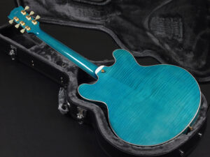 エクセルバート standard es-335 semi Hollow FGN Fujigen made in 日本製 momose Deviser Aquamarine Blue 青 ブルー アクア