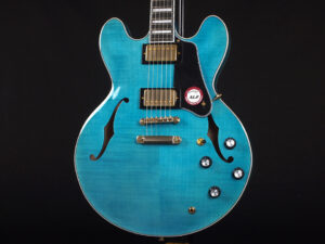 エクセルバート standard es-335 semi Hollow FGN Fujigen made in 日本製 momose Deviser Aquamarine Blue 青 ブルー アクア