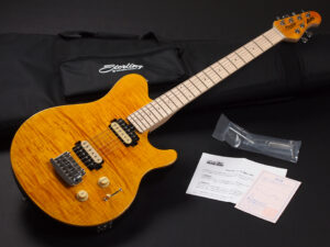 ヴァン ヘイレン Van Halen PEAVEY EVH Musicman Axis Wolfgang ウルフギャング B'z 松本孝弘 TAK Matsumoto Amber Yellow 初心者