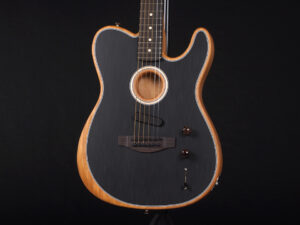 American プレイヤー アコースタソニック テレキャスター エレアコ ブラック 薄型 thin body Godin A6 taylor T5 King Gnu 常田大希 miyavi 黒 BK BLK 雅 ミヤビ