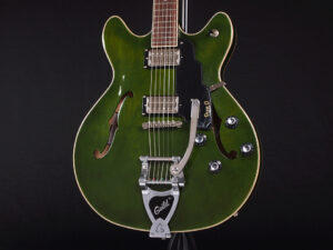 SF-1 DCGVT GRN セミアコ Gibson Bigsby ビグスビー スターファイヤー ES-335 345 エメラルド グリーン 緑 sheraton Riviera epiphone