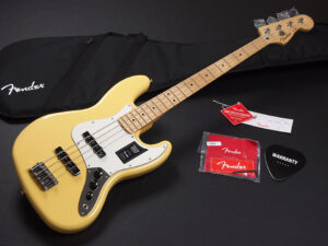 ジャズベース mex プレイヤー Traditional II Made in Japan MIJ 初心者 JB62 60s 白 ホワイト イエロー Yellow VWH Vintage White