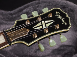 gibson ギブソン 松本 孝弘 エピフォン artist シグネチャー TAK Burst aqua Double Cut Les paul custom standard