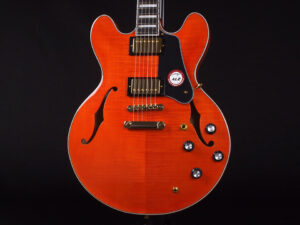 エクセルバート standard es-335 semi Hollow FGN Fujigen made in 日本製 momose Deviser Trans Red 赤 Cherry レッド チェリー