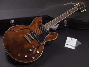 エクセルバート standard es-330 セミアコ Fujigen made in japan momose HEADWAY ES-335 casino P-90 カジノ AR Brown 茶色