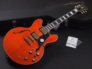 エクセルバート standard es-335 semi Hollow FGN Fujigen made in 日本製 momose Deviser Trans Red 赤 Cherry レッド チェリー