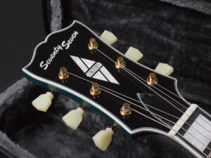 エクセルバート standard es-335 semi Hollow Fujigen made in 日本製 momose Deviser Transparent Green トランス グリーン 緑