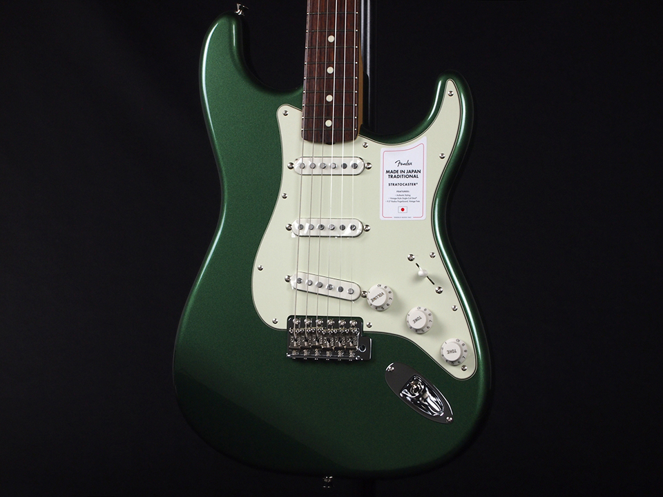 Fender 2023 Collection Made in Japan Traditional 60s Stratocaster Rosewood  Fingerboard ~Aged Sherwood Green Metallic~ ソニックス特価 ￥132,000- 新品  2023年の数量限定モデル！ヴィンテージカラーを採用した美しい60sスタイルのストラトキャスターが入荷 ...