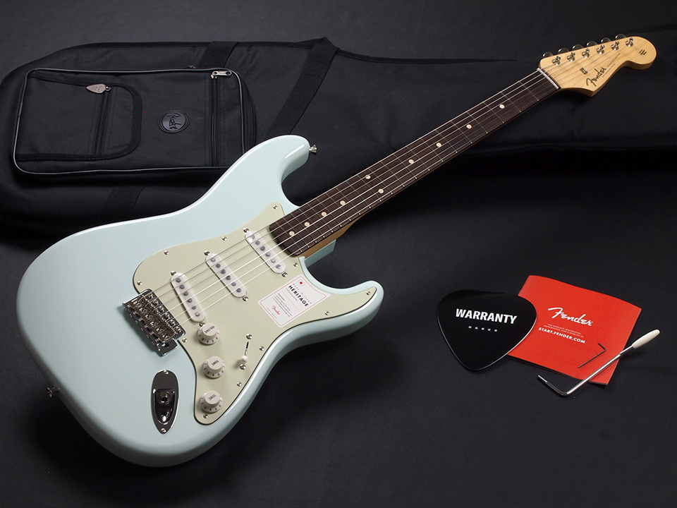 Fender 2023 Collection Made in Japan Heritage 60s Stratocaster Rosewood  Fingerboard ~Sonic Blue~ ソニックス特価 ￥192,500- 新品  2023限定モデル！マスタービルダーとして名を馳せたマーク・ケンドリックの監修により生まれたヘリテイジシリーズ。ラッカー塗装を施 ...