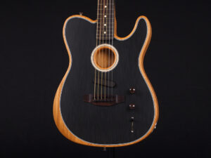 American プレイヤー アコースタソニック テレキャスター エレアコ ブラック 薄型 thin body Godin A6 taylor T5 King Gnu 常田大希 miyavi 黒 BK BLK 雅 ミヤビ