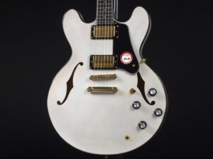 エクセルバート standard es-335 semi Hollow Fujigen made in 日本製 momose Deviser 白 TV White ジャズ jazz blues CTM