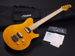 ヴァン ヘイレン Van Halen PEAVEY EVH Musicman Axis Wolfgang ウルフギャング B'z 松本孝弘 TAK Matsumoto Amber Yellow 初心者