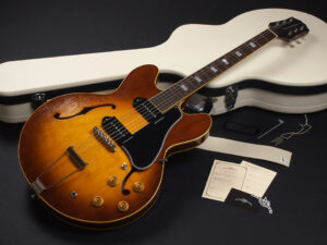 フルアコ セミアコ Gibson Vintage GRETSCH ES-335 ES-330 P90 Swamp Jazz Blues Rockabilly casino Ebony Epiphone