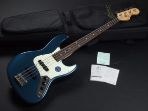 Bacchus Deviser Handmade Jazz Bass JB vanzandt crews 日本製 japan レイクプラシッド ブルー MJ2 MJB1 MJB2 LPB ブルー 青